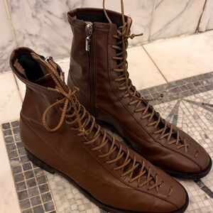 Schultz brown booties size 10